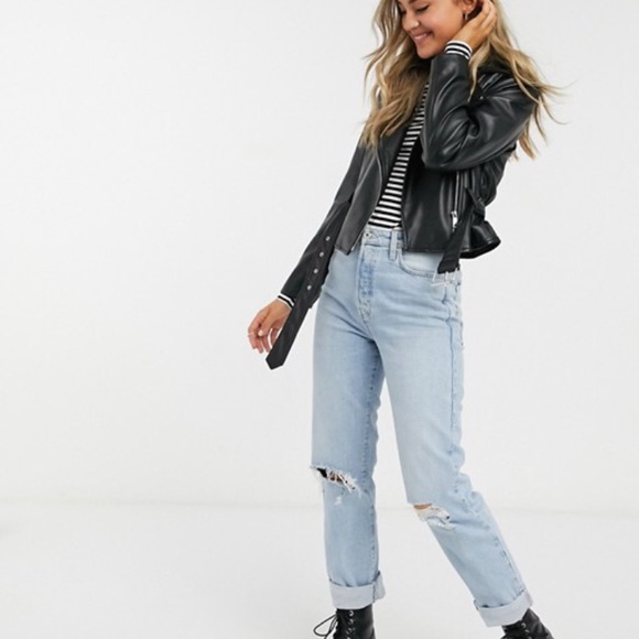 BKE Red B/W Striped Top - Picture 3 of 9